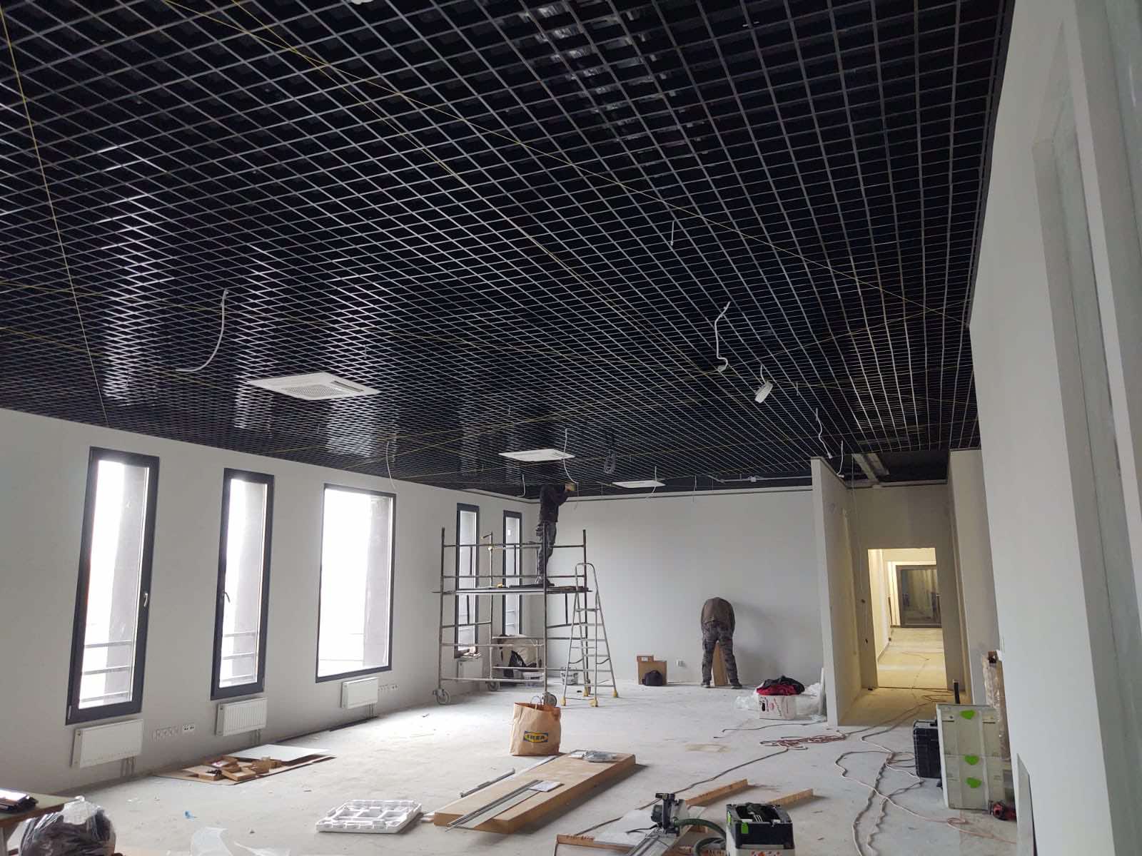 Open cell ceilings